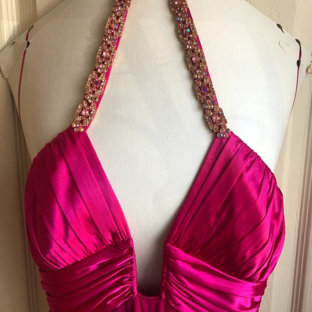 Fushia Pink Formal Gown